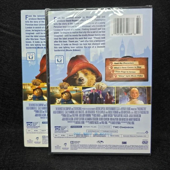 Paddington DVD Anamorphic Widescreen New Sealed with Slipcover - Picture 4 of 9